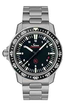 美品 箱付き ジン Sinn 603.EZM3 デイト 黒 自動巻き メンズ Sinn ジン EZM3 603 自動巻き オートマ デイト メンズ 黒文字盤